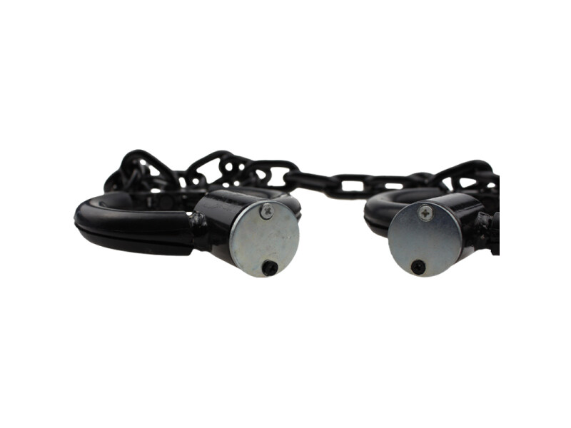 Nickel plated carbon steel legcuffs FT0109
